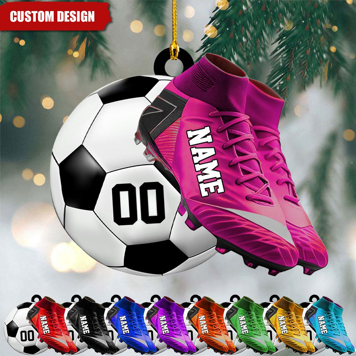 2024 New Release Personalized Soccer Ornaments Gift For Soccer Player