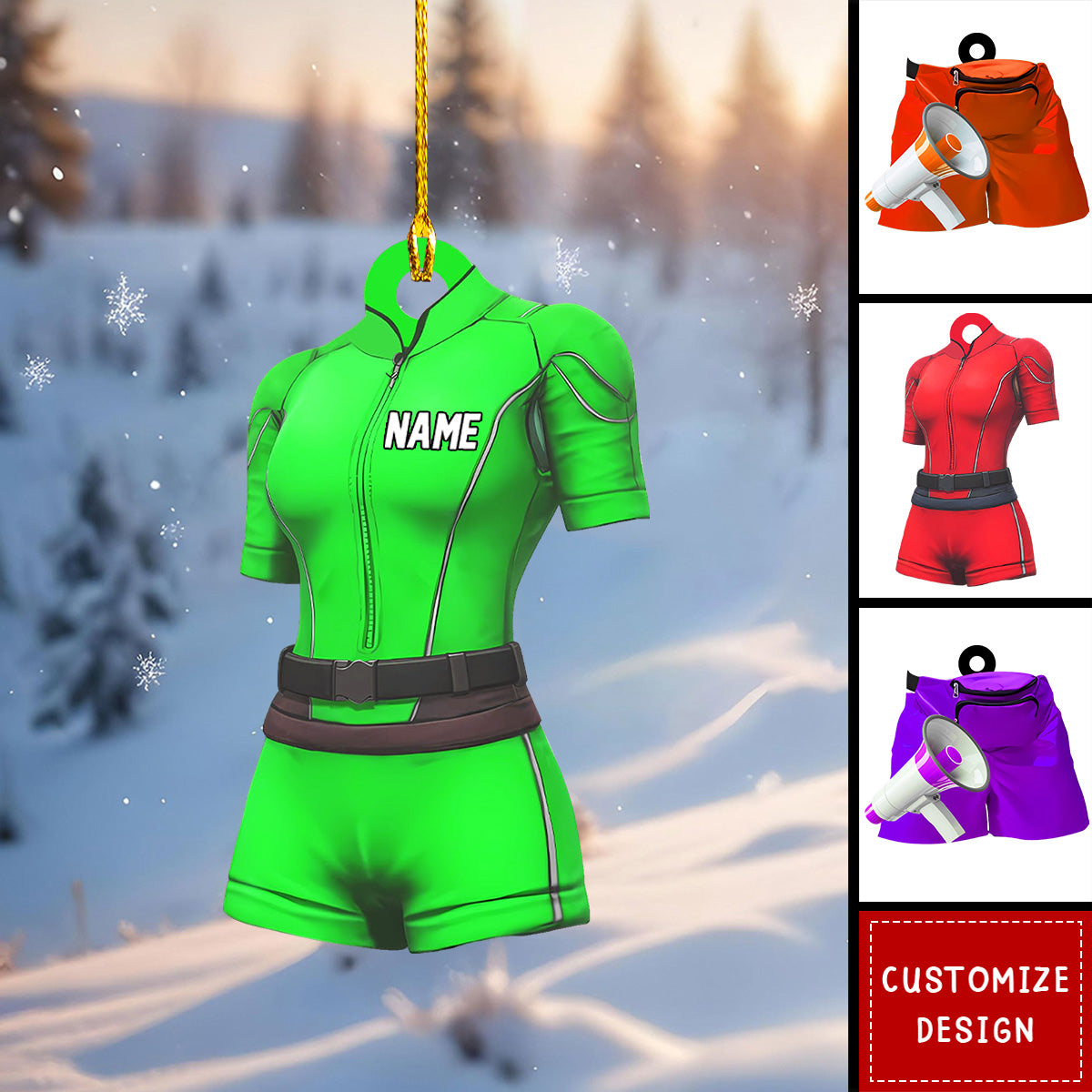 Personalized Lifeguard Christmas Ornament-2024 New Release