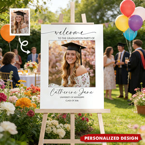 Personalized Graduation Welcome Sign 2026-Graduation Gift