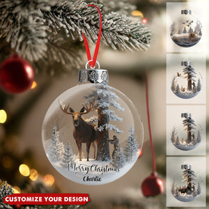 Christmas Gift For Hunters - Personalized Hunting Ornament