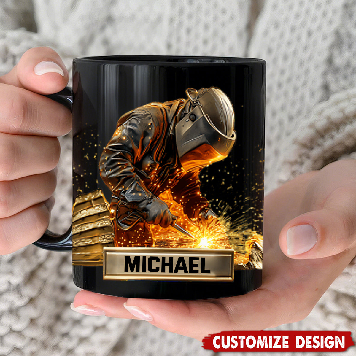 Strong Welder - Personalized Welder Coffee Mug