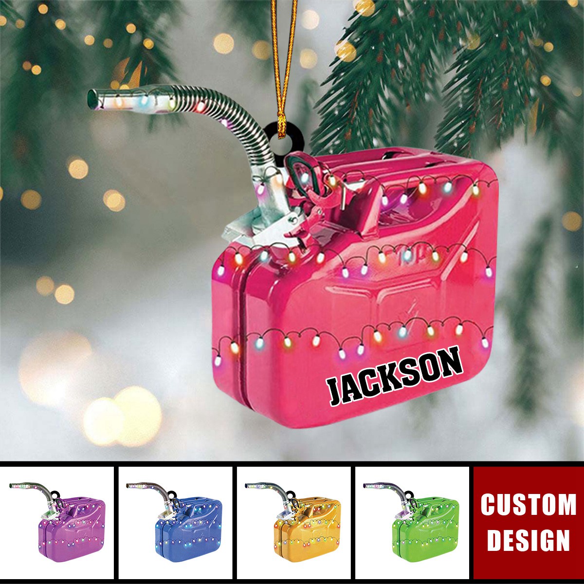 Personalized Gas Pump Christmas Ornament-2024 New Release