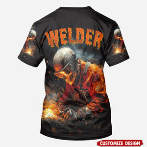 Personalized Welder T-Shirt - Gift For Welder Man