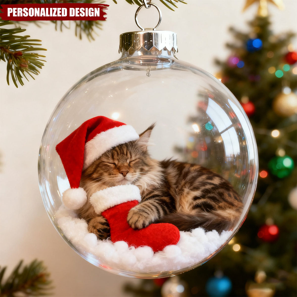 Cute Cat Christmas Ornaments