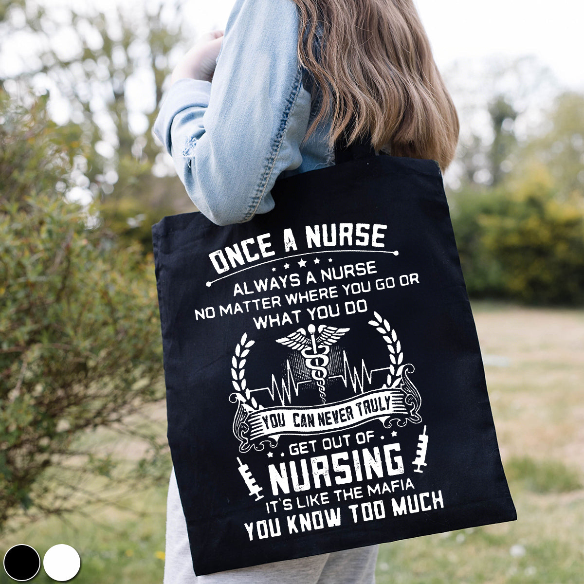 Once A Nurse Get Out Of Nursing Casual Classic Tote Bag