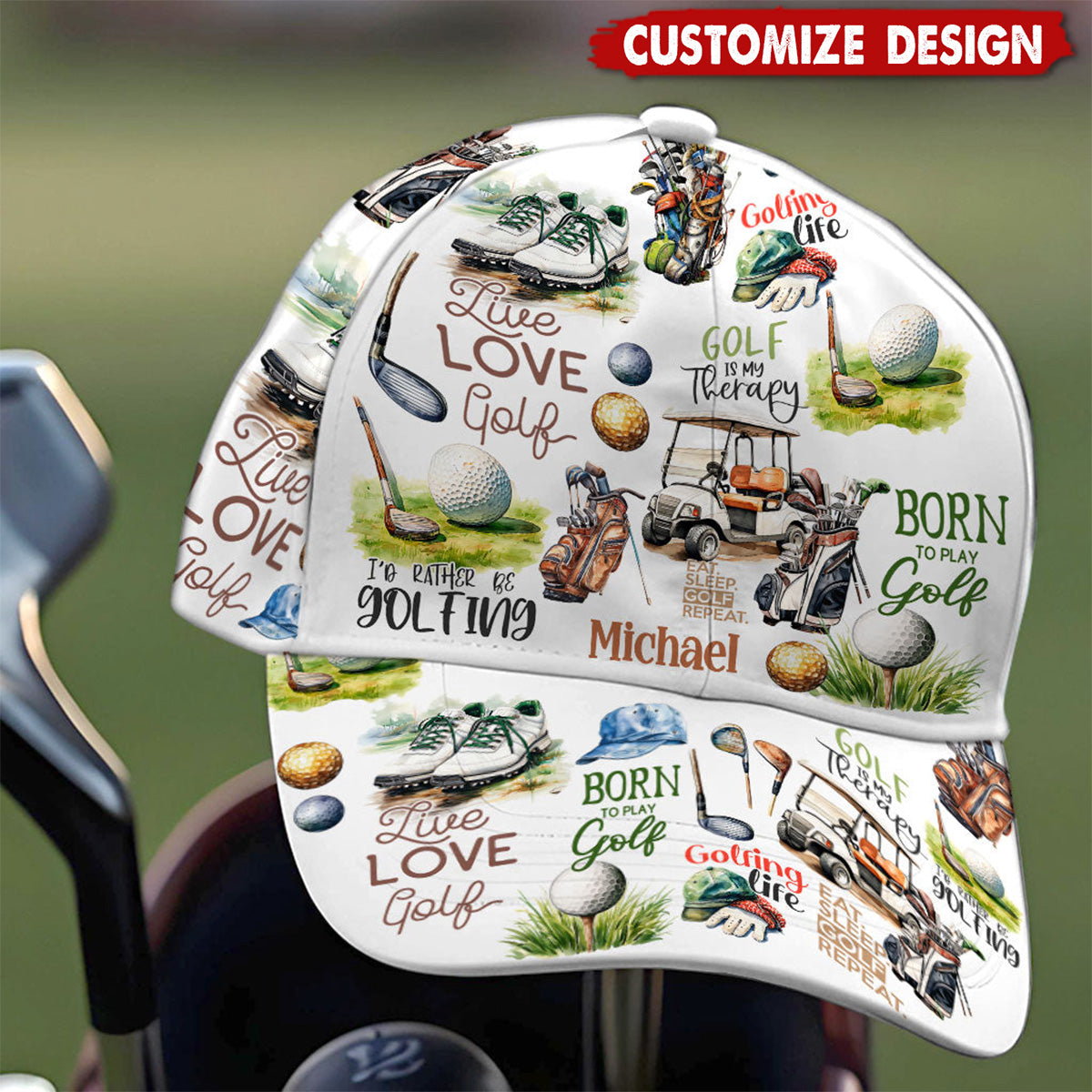 Personalized Golf Classic Cap - Gift For Golf Lovers