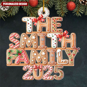 Personalized Family Christmas Ornament 2025-Gift For Family