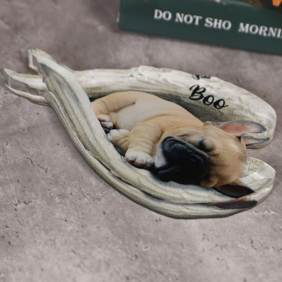 Personalized Dog Sleeping Angel Acrylic Plaque -Great Gift Idea For Dog Lovers