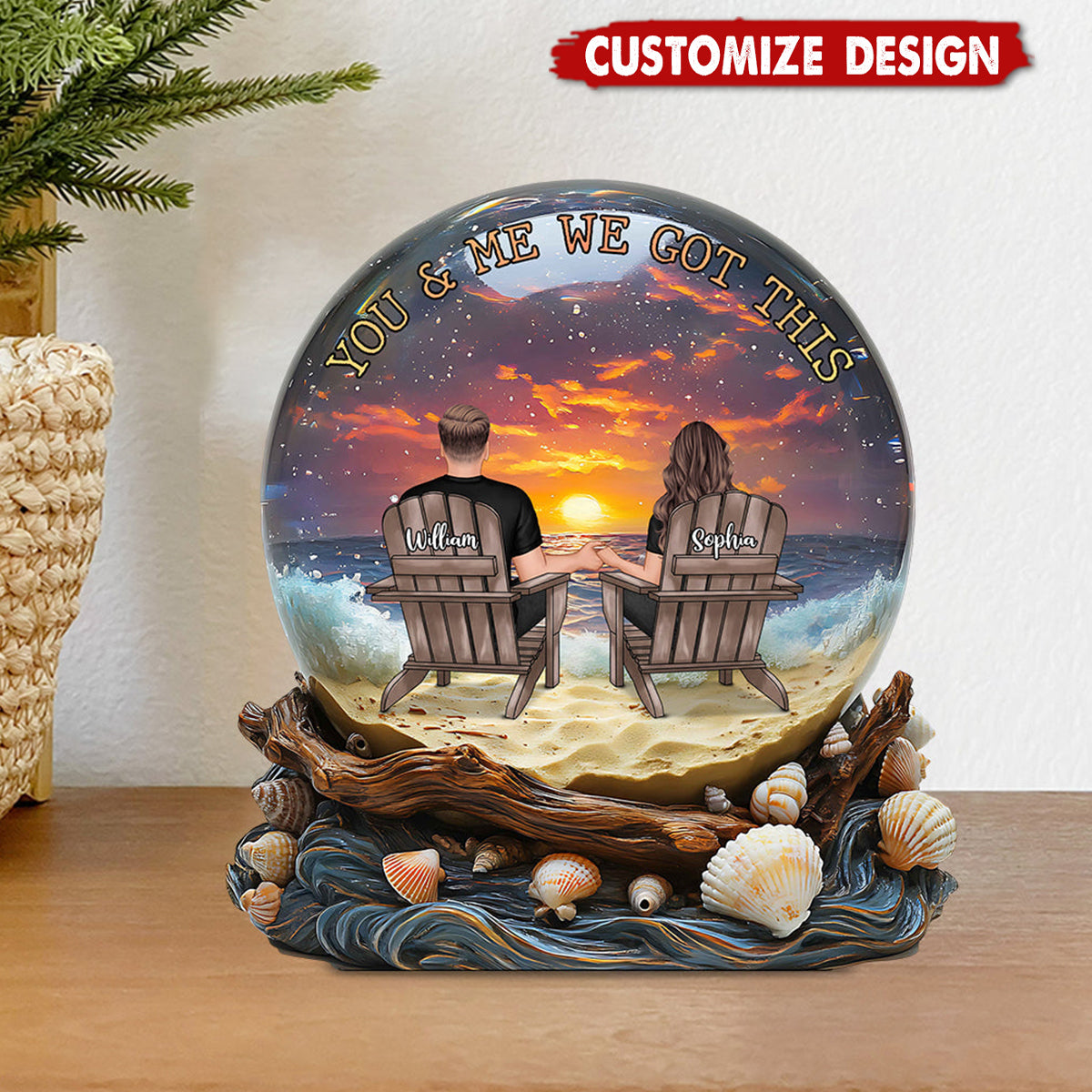 You & Me We Got This - Personalized Couple Acrylic Plaque