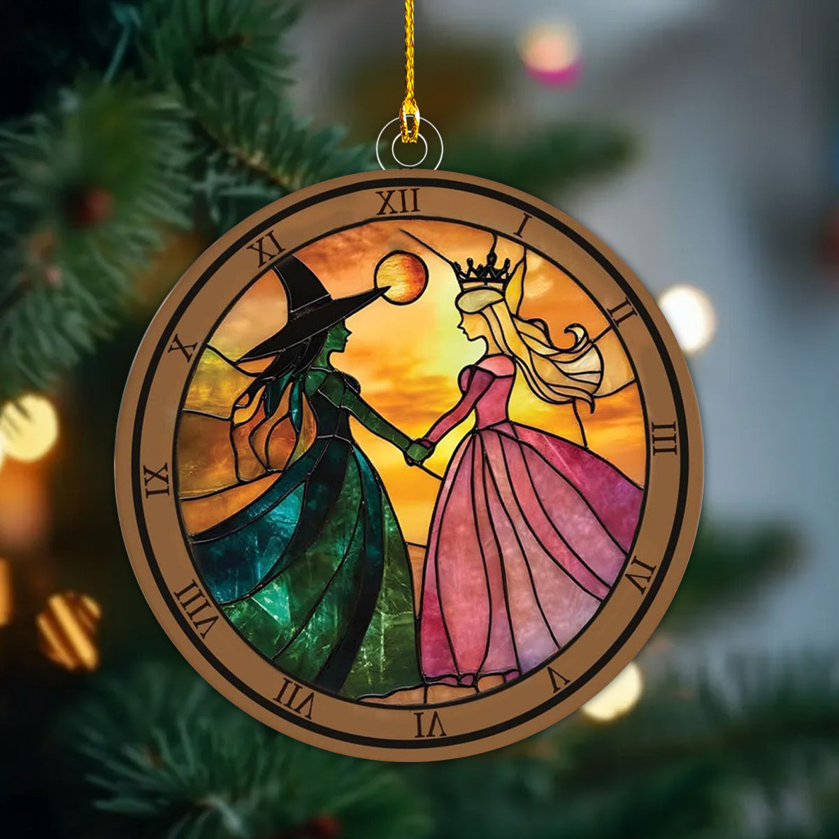 Witches Christmas Ornament, Gift For Wicked Movie Best Friends-2024 New Release