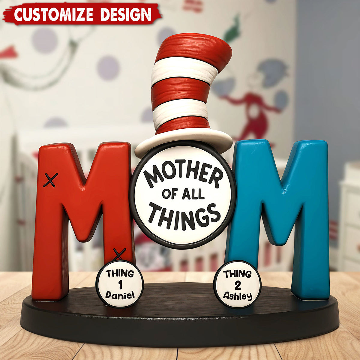 Things Mom Plaque - Personalized Gifts For Mom