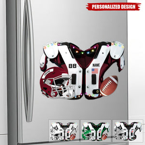 Personalized American Football Decal-Gift For American Player