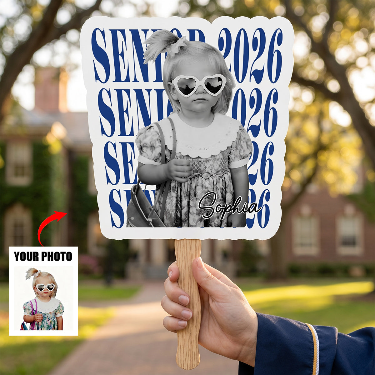 Custom Photo Graduation - Personalized Graduation Fan