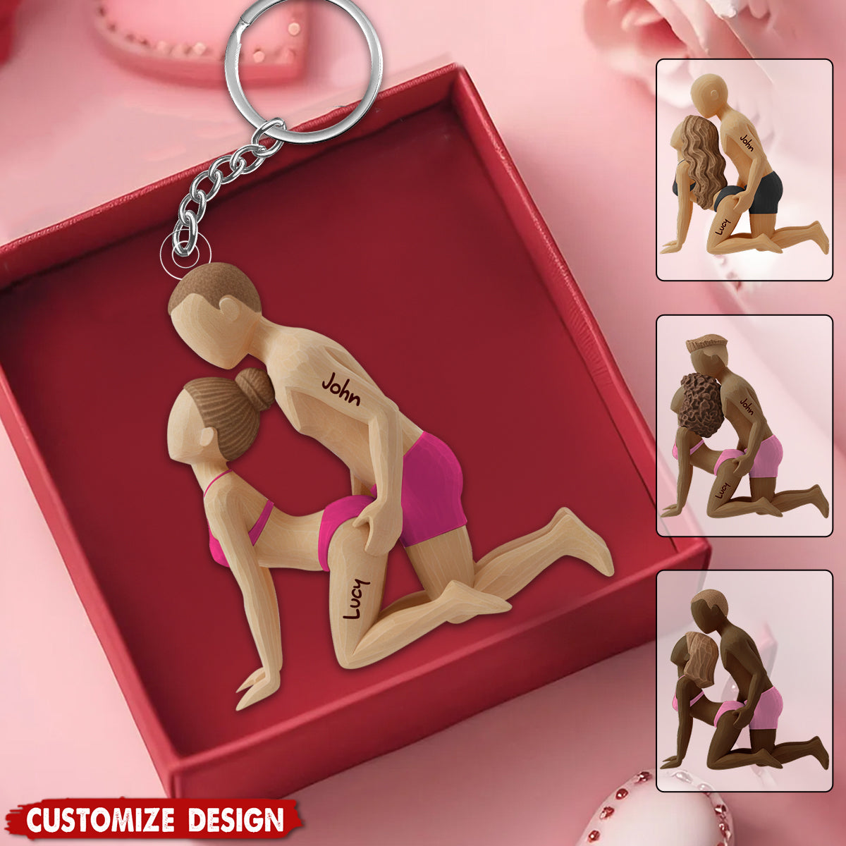 You Are My Favorite Thing - Personalized Acrylic Keychain - Gift For Couples