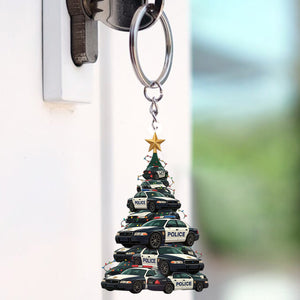 Police Cars Keychain-Gift for police officers