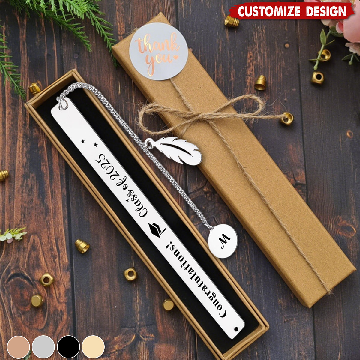 Enjoy The Next Chapter-Personalized Bookmark-Gift for Women Men