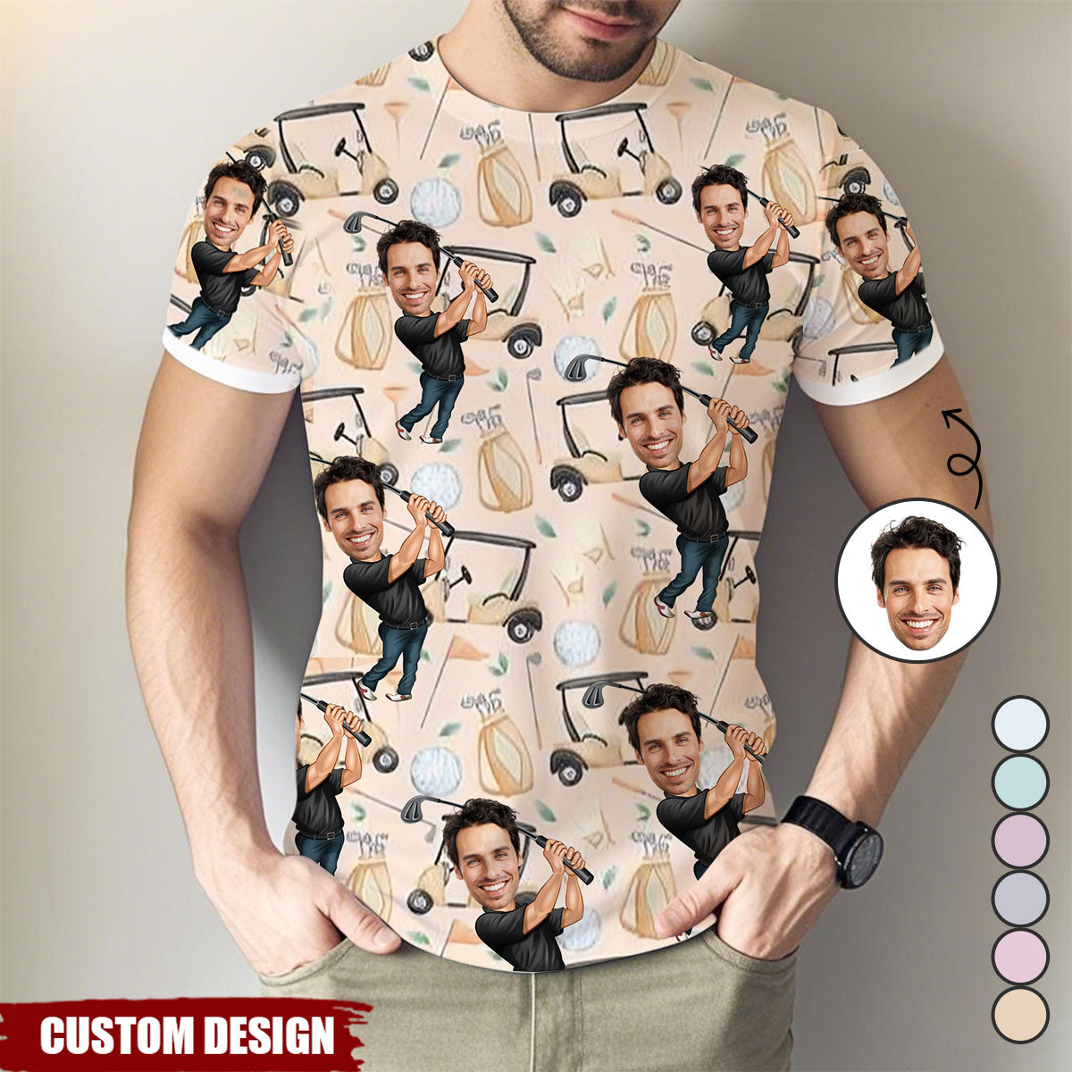 The Best Gift For Golf Dad, Uncle, Husband... - Personalized Golf Shirt