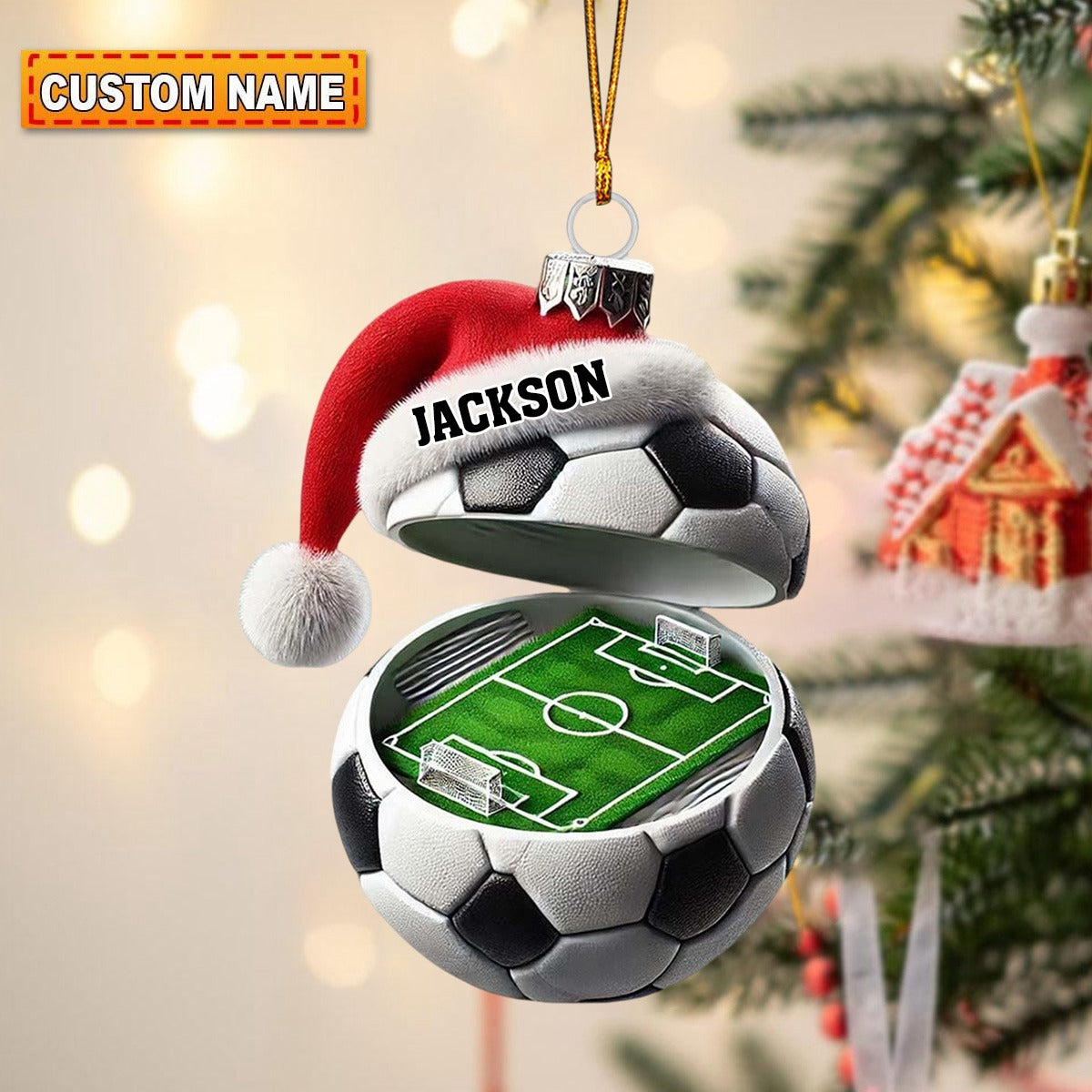 Personalized Soccer Ball Ornament-Gifts For Soccer Fans and Players-2024 New Release