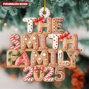 Personalized Family Christmas Ornament 2025-Gift For Family