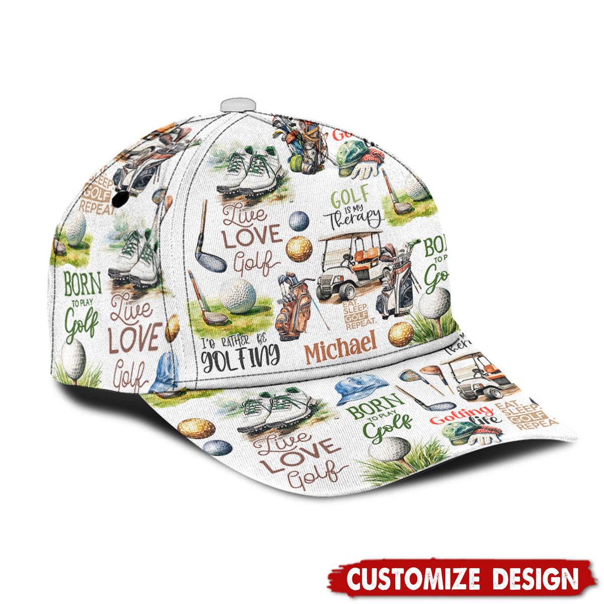 Personalized Golf Classic Cap - Gift For Golf Lovers
