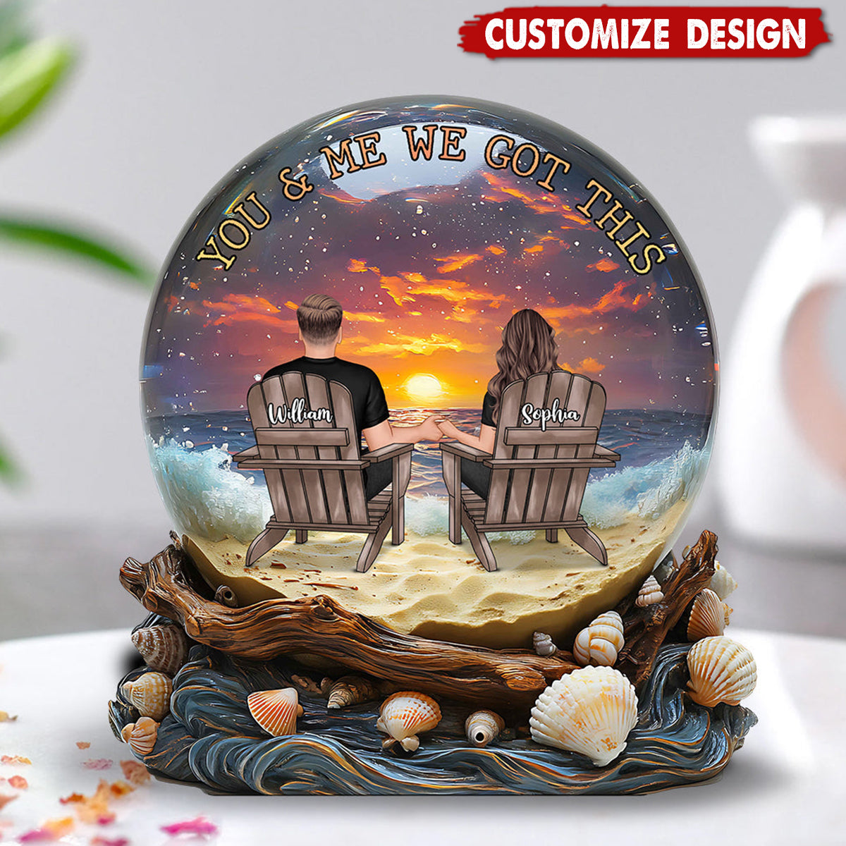 You & Me We Got This - Personalized Couple Acrylic Plaque