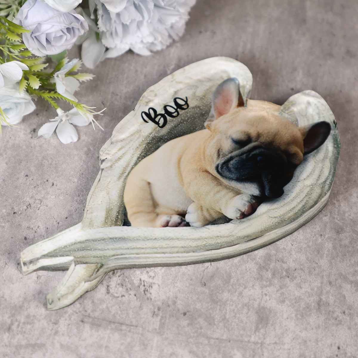 Personalized Dog Sleeping Angel Acrylic Plaque -Great Gift Idea For Dog Lovers