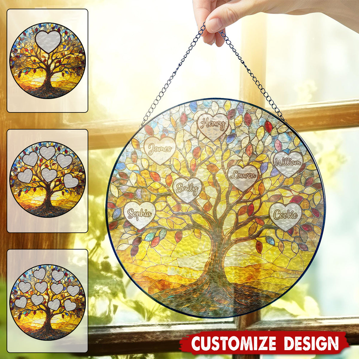 Tree of Life Names - Personalized Suncatcher