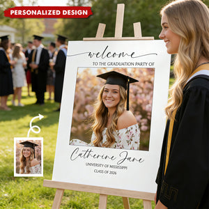 Personalized Graduation Welcome Sign 2026-Graduation Gift