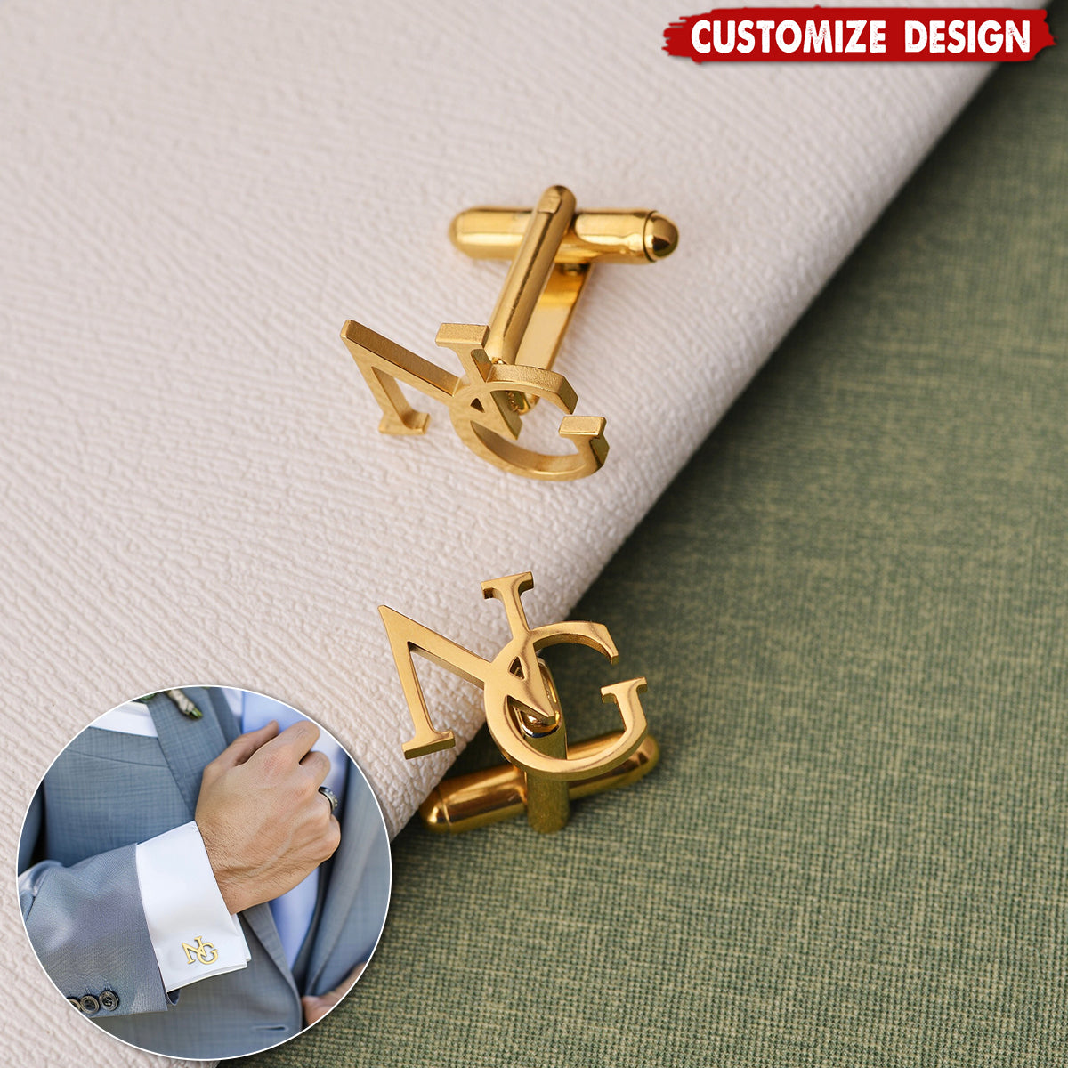 Personalized Name Cufflinks - Groomsmen Gifts,Wedding Cufflinks
