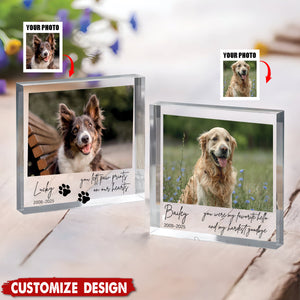 Personalized Pet Memorial Plaque - Pet Loss Keepsake