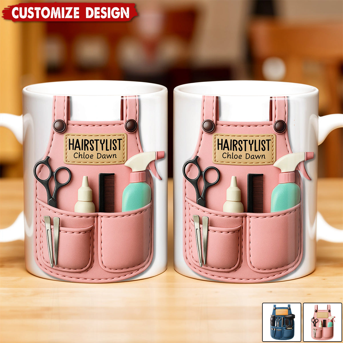 Personalized Stylish Hairdressers Coffee Mug - Gift For Hairstylists