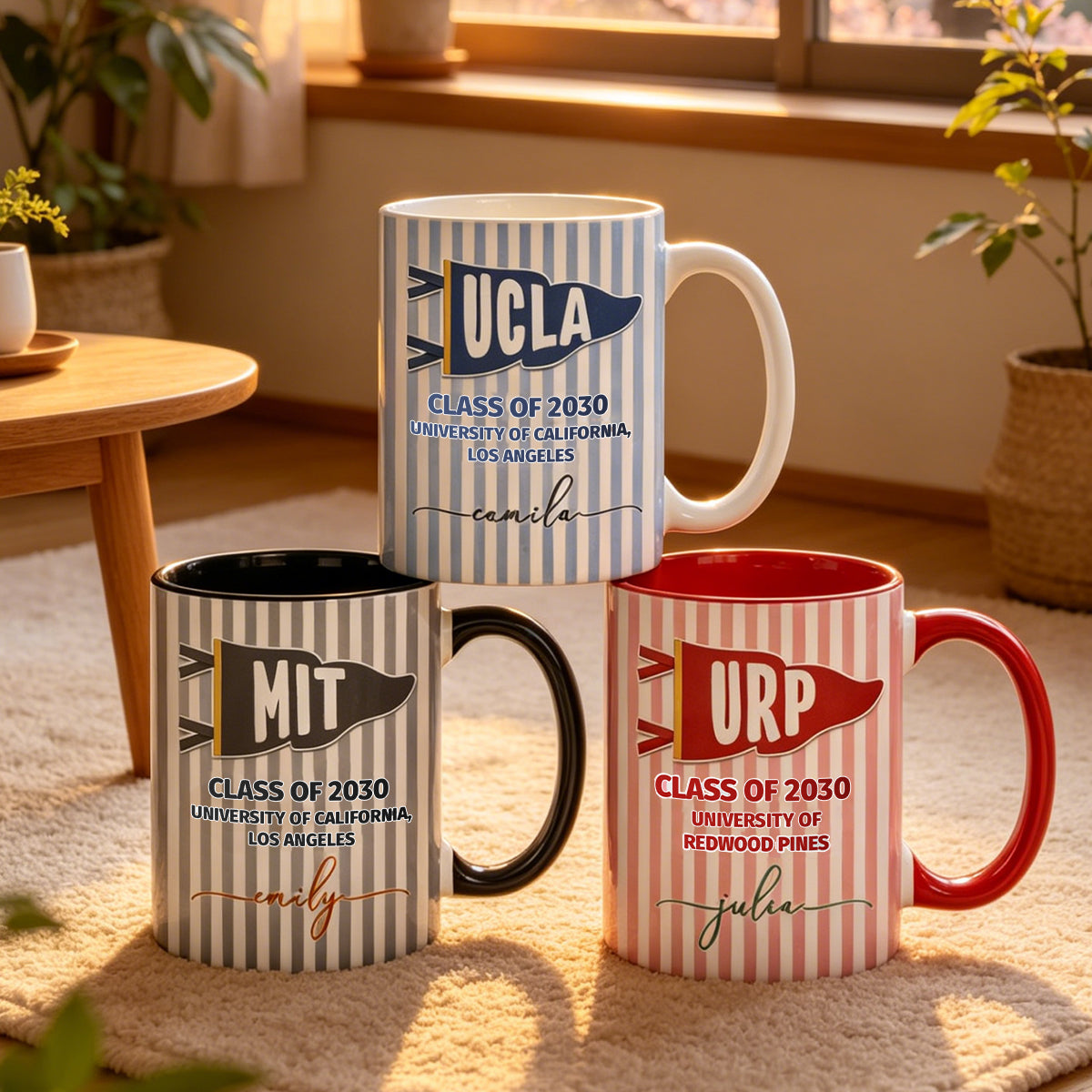 Custom School Pennant Flag - Personalized Mug