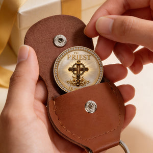 To Our Priest For Having The Heart Of A Faithful Shepherd | Personalized Pocket Hug