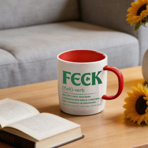 Funny Irish 'Feck' Coffee Mug - St. Patrick's Day Gift