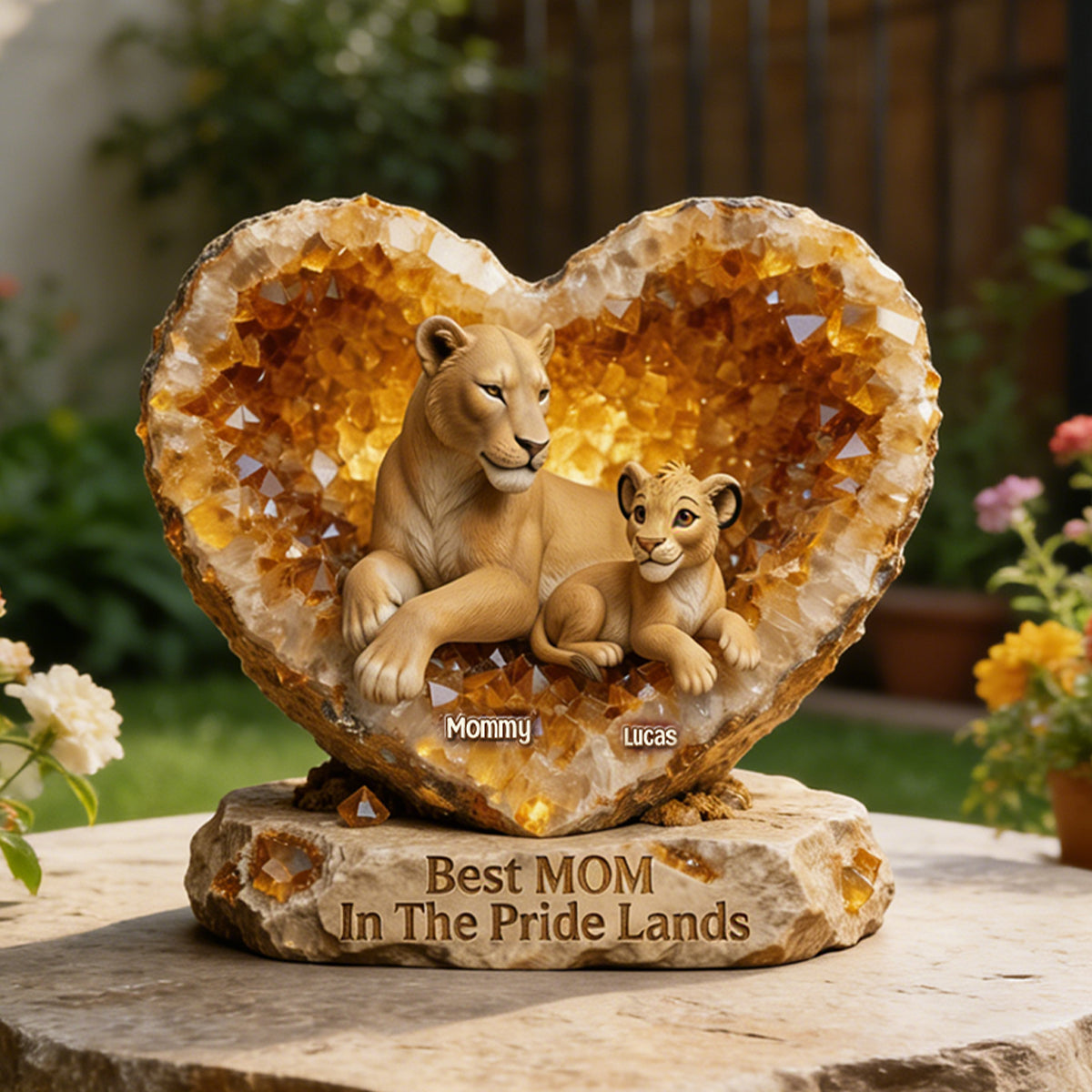 Best Mom In The Pride Lands Acrylic Plaque - Personalized Gifts For Mom Nana
