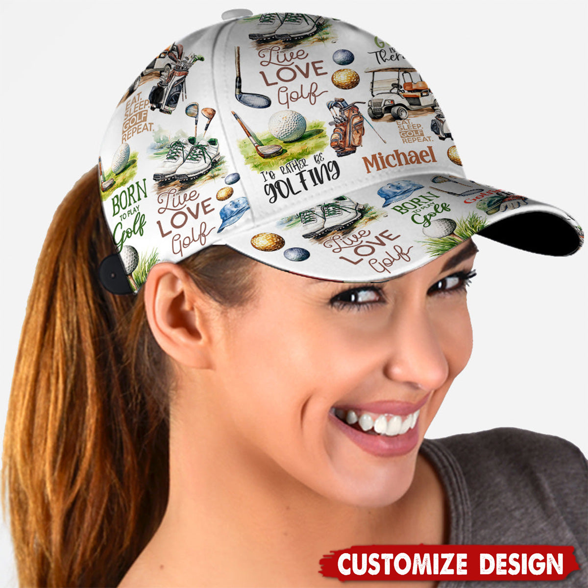 Personalized Golf Classic Cap - Gift For Golf Lovers