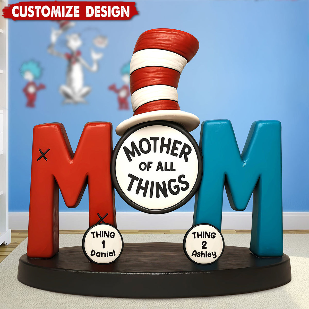 Things Mom Plaque - Personalized Gifts For Mom