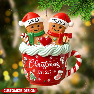 Personalized Couple Christmas Tree Ornament-Gift For Couples