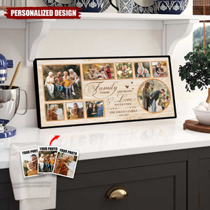 Personalized Family Photo Poster-Gift for Parents or Grandparents