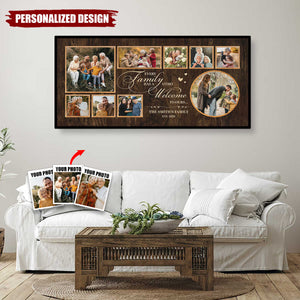 Personalized Family Photo Poster-Gift for Parents or Grandparents