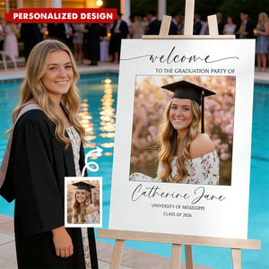 Personalized Graduation Welcome Sign 2026-Graduation Gift