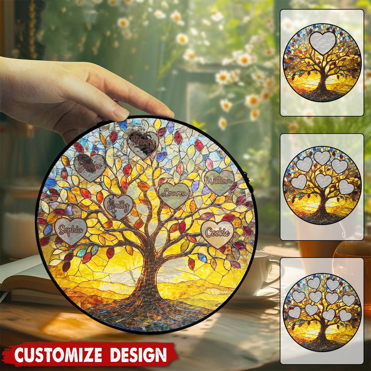 Tree of Life Names - Personalized Suncatcher