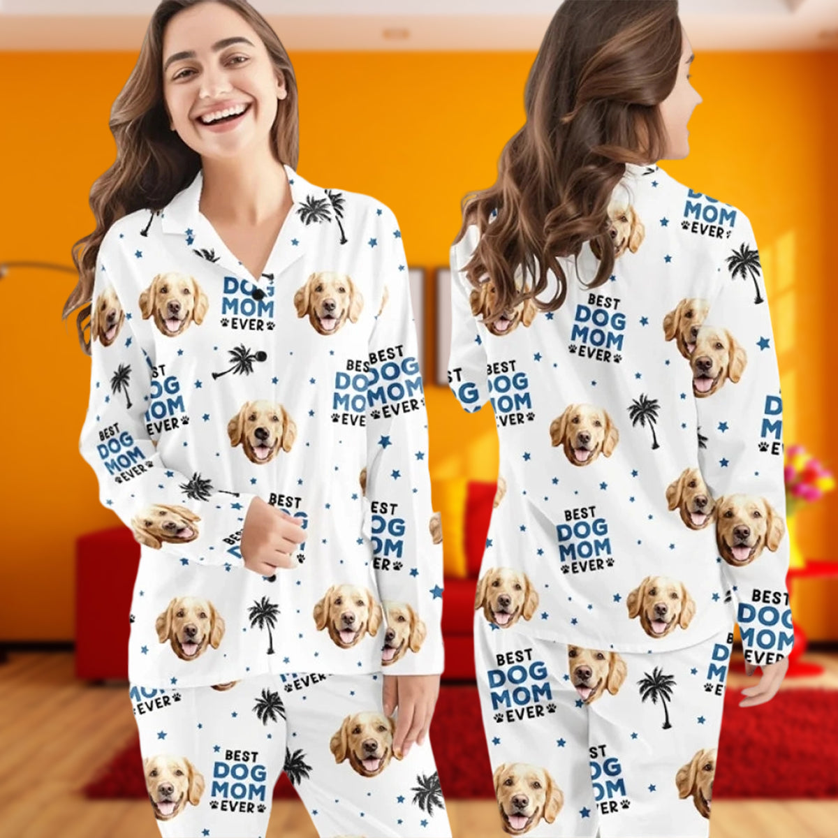 Evеry Paw Stеp Is A Lovе Notе Writtеn On My Hеart-Dog & Cat Personalized Pajama Pants