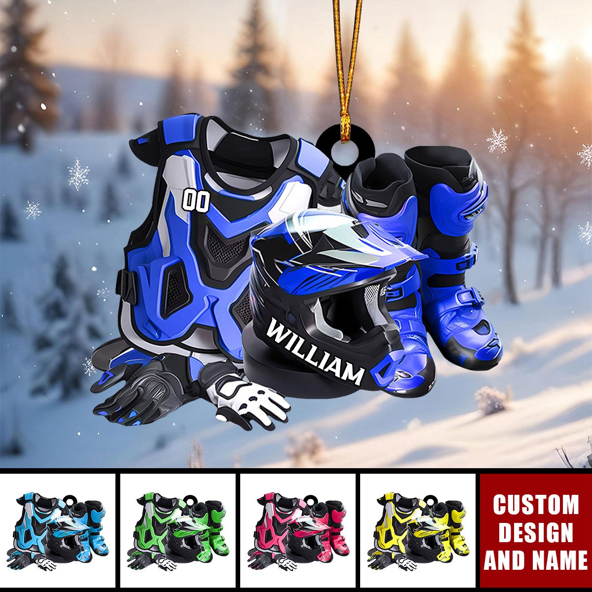 2024 New Release Personalized Motorcycle Christmas Ornaments -Gifts For Motorcycle Lovers