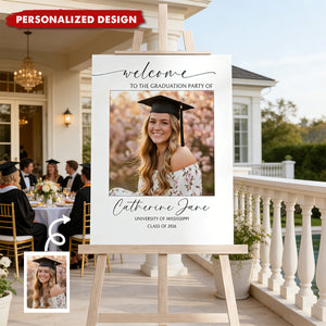 Personalized Graduation Welcome Sign 2026-Graduation Gift