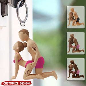 You Are My Favorite Thing - Personalized Acrylic Keychain - Gift For Couples