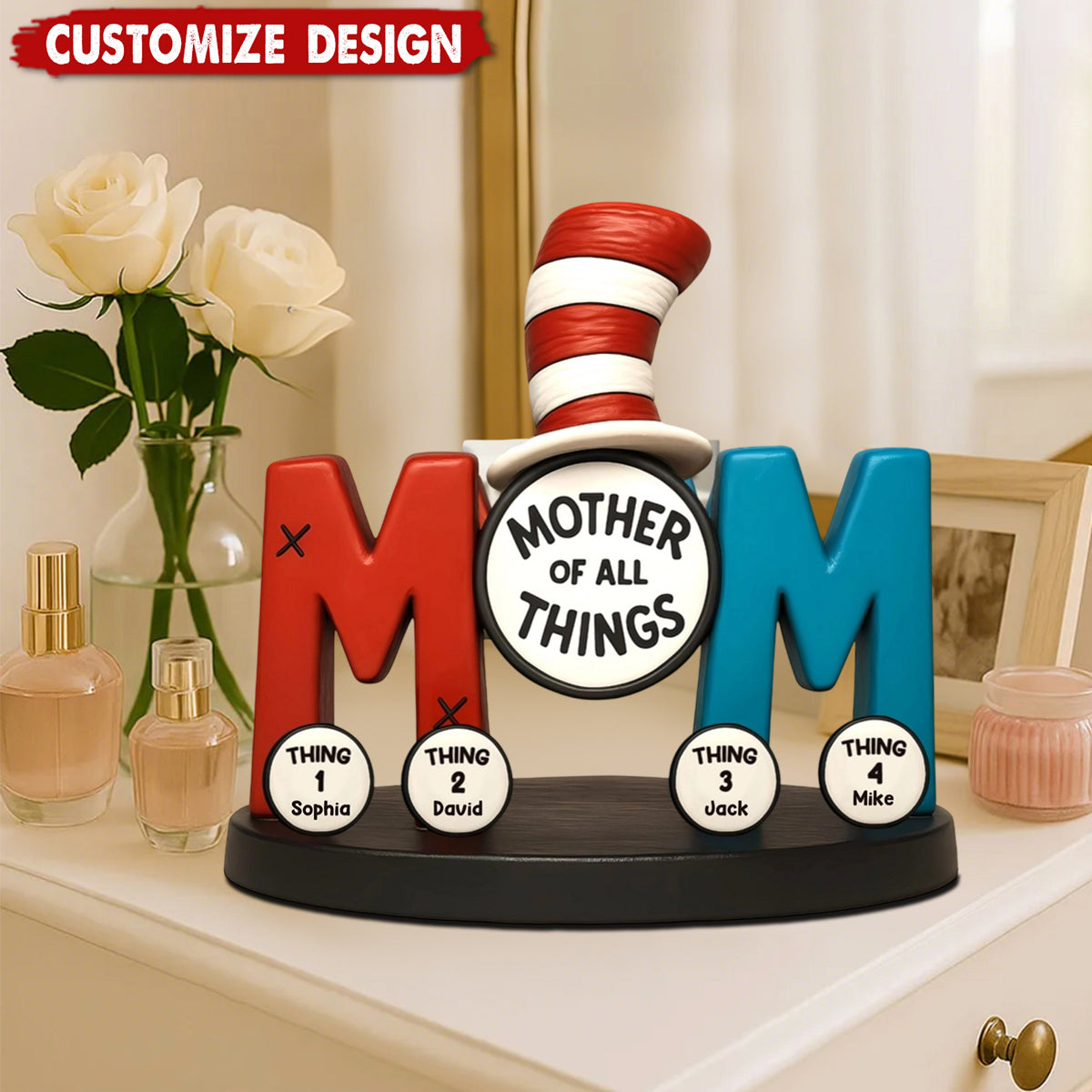 Things Mom Plaque - Personalized Gifts For Mom