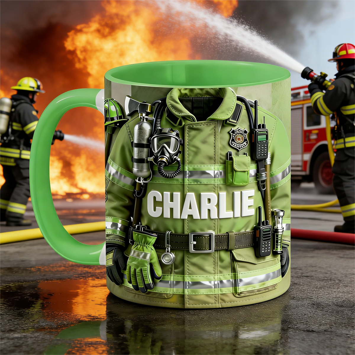 FireFighter Coffee Mug - Personalized Gifts For FireFighter