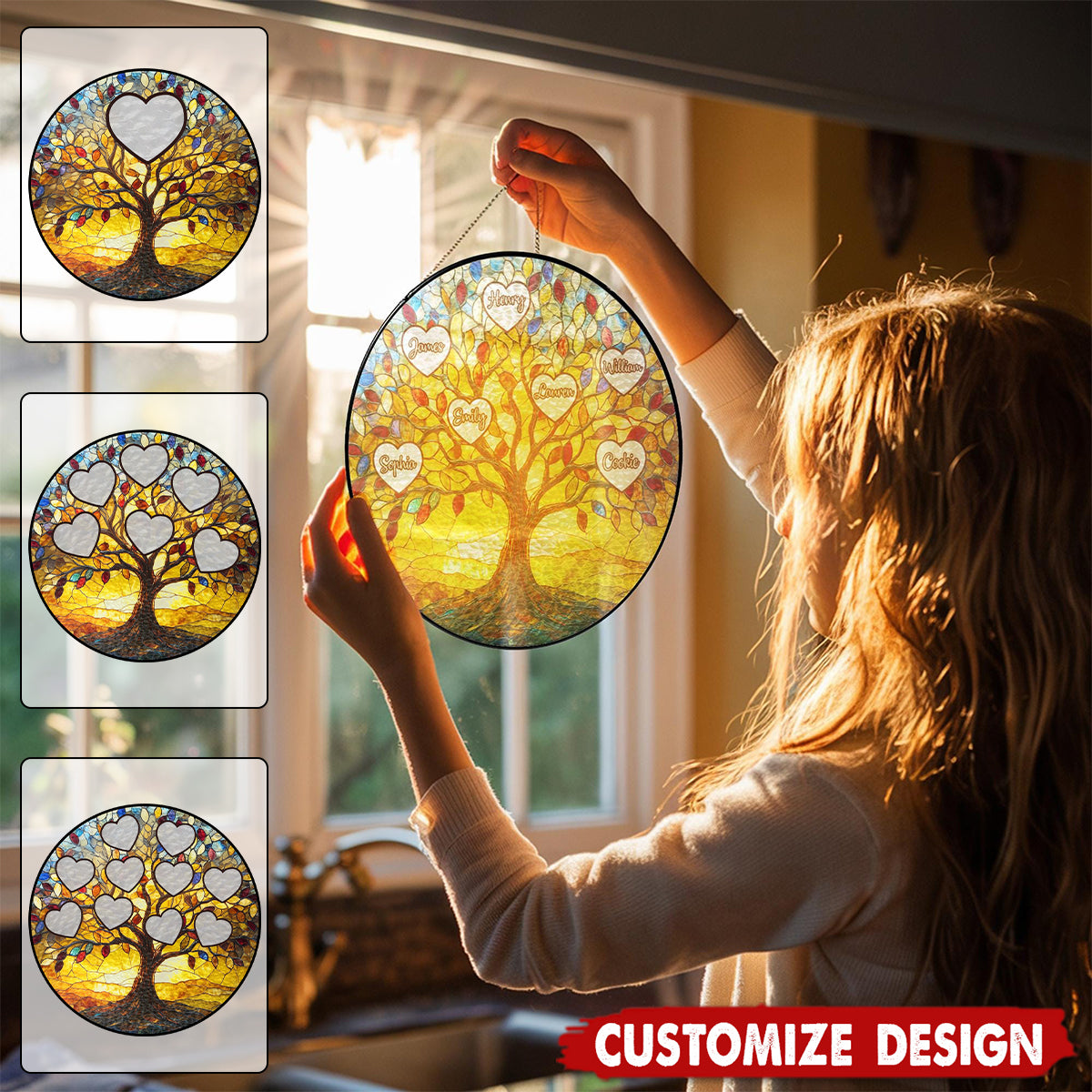 Tree of Life Names - Personalized Suncatcher