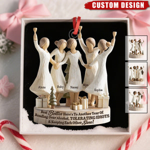 We'll Be Friends Until We're Old And Senile - Personalized Acrylic Ornament